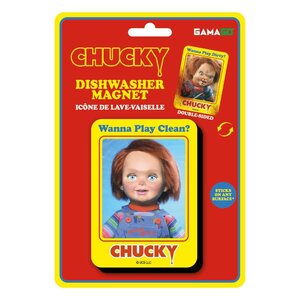 Childs Play: Chucky Clean Dirty Dishwasher Magnet