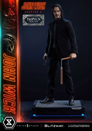 Preorder: John Wick Chapter 4 Ultimate Premium Masterline Series Statue 1/4 John Wick Deluxe Bonus Version 54 cm