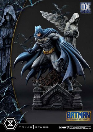 Preorder: Batman Ultimate Premium Masterline Series Statue 1/4 Batman Rebirth Edition Blue Deluxe Version 71 cm