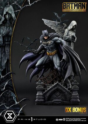 Preorder: Batman Ultimate Premium Masterline Series Statue 1/4 Batman Rebirth Edition Black Deluxe Bonus Version 71 cm