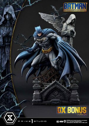 Preorder: Batman Ultimate Premium Masterline Series Statue 1/4 Batman Rebirth Edition Blue Deluxe Bonus Version 71 cm