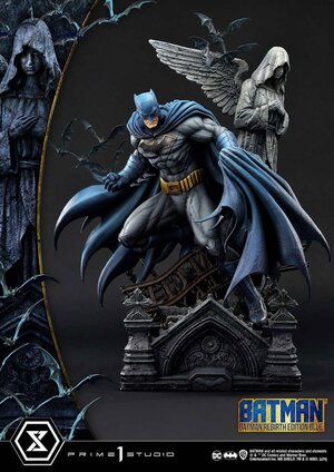 Preorder: Batman Ultimate Premium Masterline Series Statue 1/4 Batman Rebirth Edition Blue 71 cm