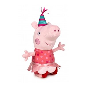 Preorder: Peppa Pig Plush Figure Party Peppa 31 cm