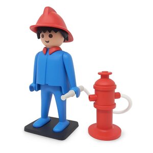 Preorder: Playmobil Vintage Collector Statue The Fireman 21 cm