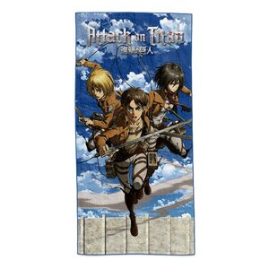 Attack on Titan Towel Eren, Mikasa & Armin 150 x 75 cm