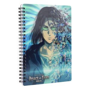 Preorder: Attack on Titan Notebook with 3D-Effect Blue