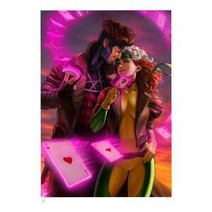 Preorder: Marvel Art Print Rogue & Gambit 46 x 61 cm - unframed