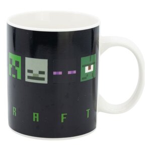 Preorder: Minecraft Heat Change Mug Squared Pattern 325 ml