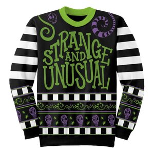 Preorder: Beetlejuice Sweatshirt Jumper Strange & Unusual Size S