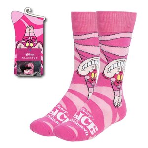 Preorder: Disney Socks Alice in Wonderland Cheshire Cat Upside Down 36-43