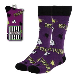 Preorder: Beetlejuice Socks Purple 38-45