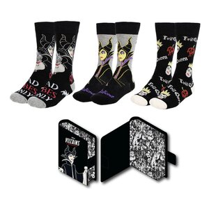 Preorder: Disney Villains Socks 3-Pack 36-43