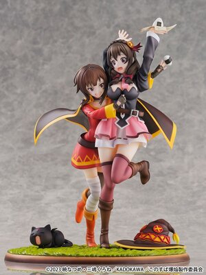 Preorder: Konosuba: Gods Blessing on This Wonderful World! SHIBUYA SCRAMBLE FIGURE PVC Statue 1/6 Megumin & Yunyun Futari wa Otomodachi Ver. 26 cm