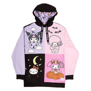 Kuromi and my Melodi by Loungefly hooded jacket Halloween Size XL