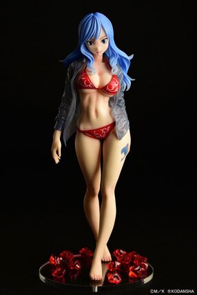 Preorder: Fairy Tail Statue 1/6 Jubia Lokser Gravure_Stylesee-through wet shirt Red Bikini!! 25 cm