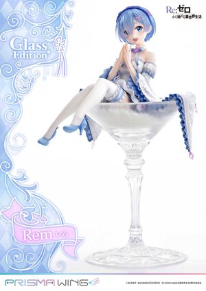 Preorder: Re:Zero - Starting Life in Another World Prisma Wing PVC Statue 1/7 Rem Glass Edition 23 cm