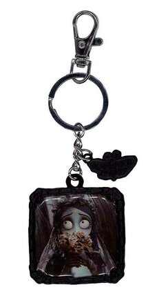 Preorder: Corpse Bride Metal Keychain Flowers