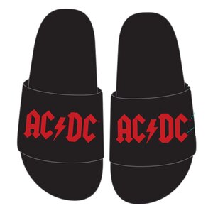 Preorder: AC/DC Slippers Logo Size M