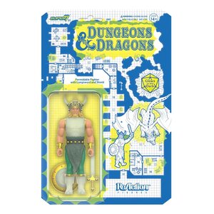 Preorder: Dungeons & Dragons ReAction Action Figure Wave 04 Red Box Fighter Glow in the Dark 10 cm