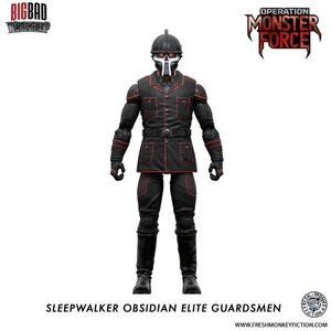 Preorder: Operation: Monster Force Action Figure 1/12 Sleepwalker Obsidian Elite Guardsmen 15 cm