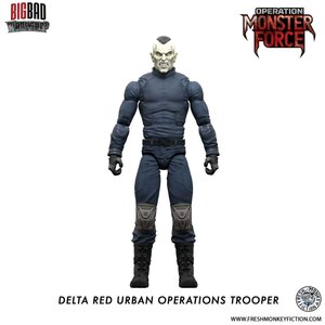 Preorder: Operation: Monster Force Action Figure 1/12 Delta Red Urban Operations Trooper 15 cm