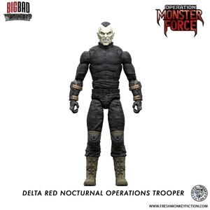 Preorder: Operation: Monster Force Action Figure 1/12 Delta Red Nocturnal Operations Trooper 15 cm