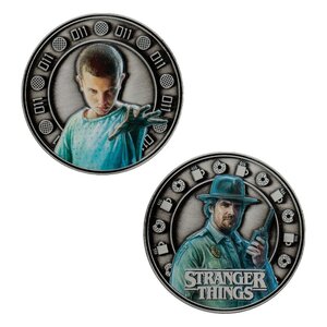 Preorder: Stranger Things Collectable Coin Eleven & Hopper 4 cm