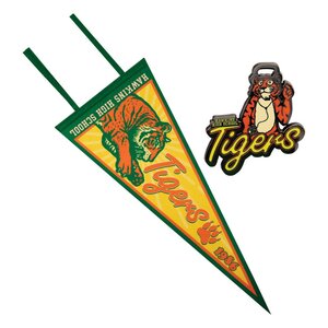 Preorder: Stranger Things Pennant with Pin Badge Tiger´s