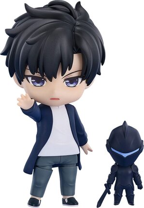 Preorder: Solo Leveling Nendoroid Doll Action Figure Sung Jinwoo 10 cm