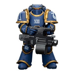 Preorder: Warhammer The Horus Heresy Action Figure 1/18 Ultramarines Legion MKIII Tactical Support Squad Legionary with Heavy Bolter 20 cm