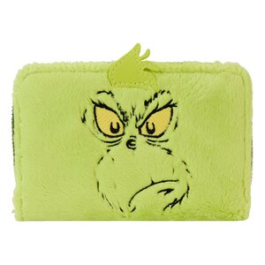 Preorder: Dr Seuss by Loungefly Wallet Plush Grinch Glow Cosplay