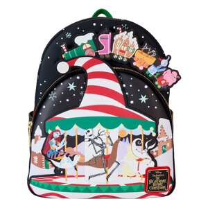 Preorder: Nightmare before Christmas by Loungefly Mini Backpack Journey to Christmas Town