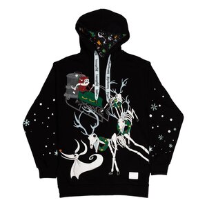 Preorder: Nightmare Before Christmas by Loungefly hooded jacket Christmas Town Size XXL