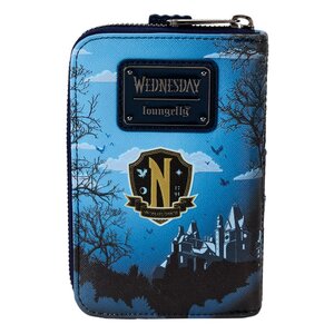 Preorder: Wednesday by Loungefly Wallet Nevermore Castle