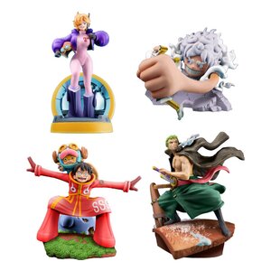 Preorder: One Piece Petitrama PVC Mini Statue Logbox Re Birth Egghead Set 9 cm