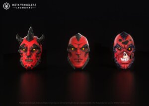 Preorder: Legendari Accessory Pack Nibiru Villains Head Pack