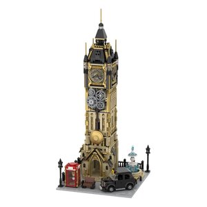 Preorder: Original-Steampunk Series Construction Set Steampunk Clock Tower Park 58 cm