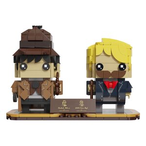 Preorder: Sherlock Holmes Construction Set Holmes and Watson 10 cm