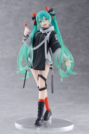 Preorder: Hatsune Miku Wonderland PVC Statue Fashion Punk Ver. 18 cm