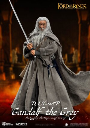 Preorder: Lord of the Rings Dynamic 8ction Heroes Action Figure 1/9 Gandalf the Grey 21 cm