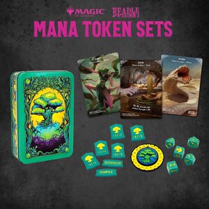 Preorder: Magic the Gathering Dice and Token Pack Green Mana