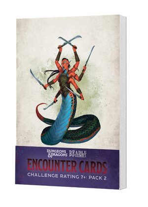 Preorder: Dungeons & Dragons RPG Encounter Cards Challenge Rating 7+: Pack 2 *english*