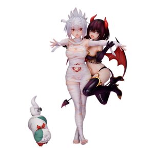 Preorder: Ayakashi Triangle PVC Statue Matsuri Kazamaki & Suzu Kanade & Shirogane 25 cm