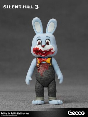 Preorder: Silent Hill 3 Mini Action Figure Robbie the Rabbit Mini Blue Neo Version 10 cm