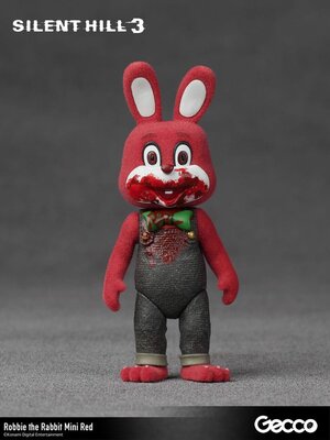 Preorder: Silent Hill 3 Mini Action Figure Robbie the Rabbit Mini Red Version 10 cm