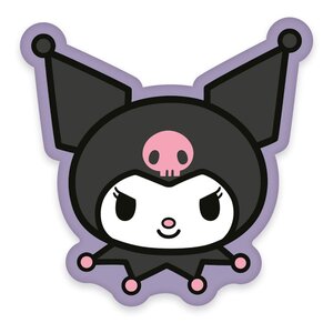 Preorder: Sanrio Pillow Kuromi Face 36 cm