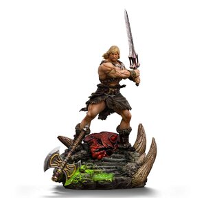 Preorder: Masters of the Universe Deluxe Art Scale Statue 1/10 He-Man Unleashed 34 cm