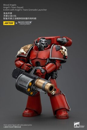 Preorder: Warhammer The Horus Heresy Action Figure 1/18 Blood Angels Angels Tears Squad Erelim with Angels Tears Grenade Launcher 12 cm