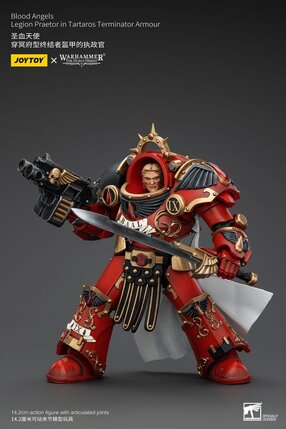 Preorder: Warhammer The Horus Heresy Action Figure 1/18 Blood Angels Legion Praetor in Tartaros Terminator Armour 14 cm