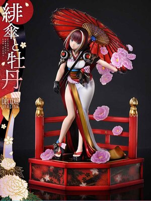 Preorder: Original Illustration by Fuzichoco Prisma Wing PVC Statue 1/7 Scarlet Umbrella And Peony Deluxe Version 32 cm